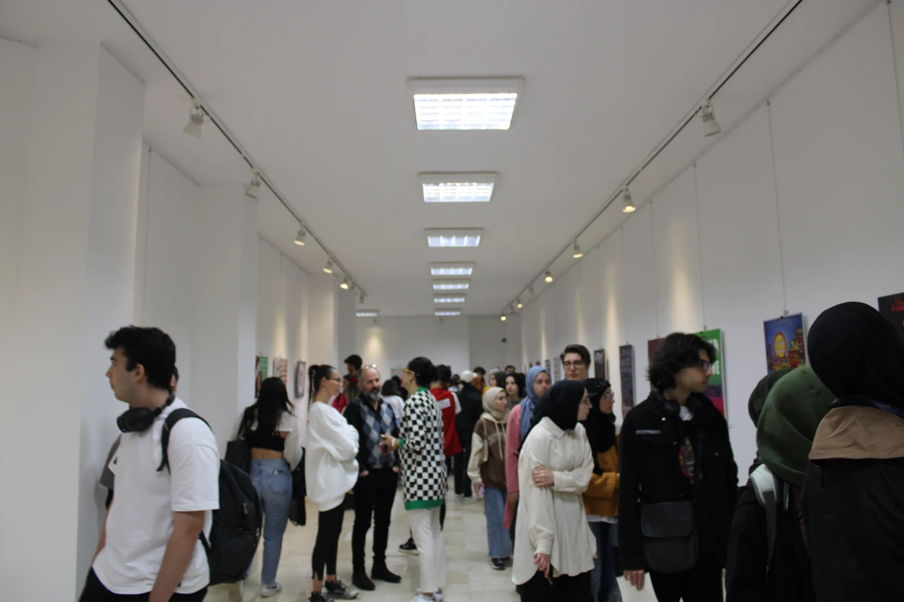 ‘FİLİSTİN Uluslararası Afiş ve Baskı Sergisi’ açıldı